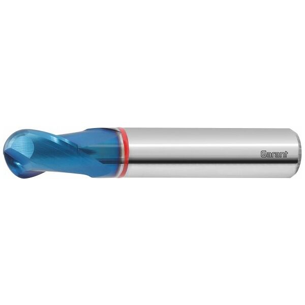 Solid carbide ball nose slot drill HPC TiAlN 0,1 mm GARANT