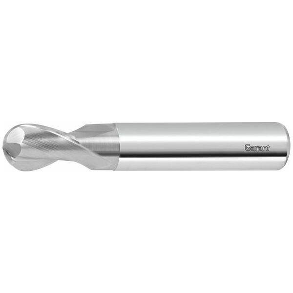 Solid carbide ball nose slot drill  uncoated