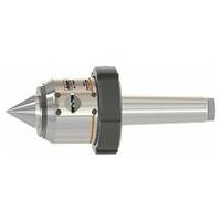 Mitlaufende Drehbankspitze mit analoger Druckanzeige