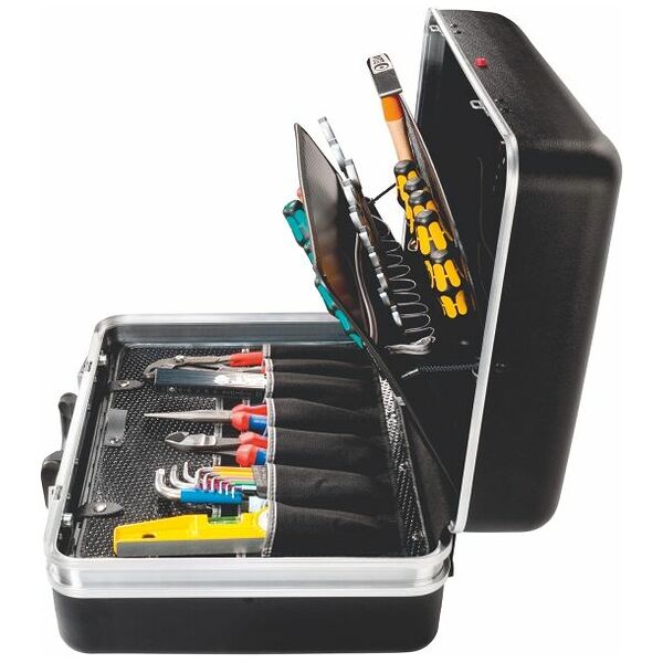 X-ABS tool case with base shell, 2 tool boards and TSA locks