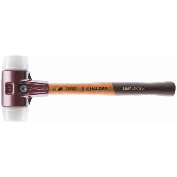 SIMPLEX soft-faced hammer with super-plastic inserts  50A mm