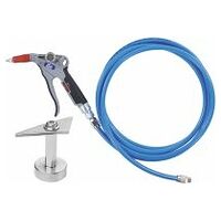 Compressed air and liquid blow gun, adjustable Magnetic holder and water hose