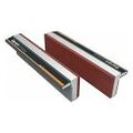 Pair of magnetic vice jaws Aluminium / fibre cover, smooth 125 mm