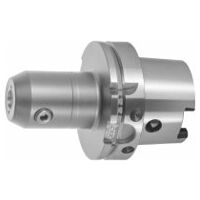 Side lock arbor with cooling channel bore HSK-A 100 short