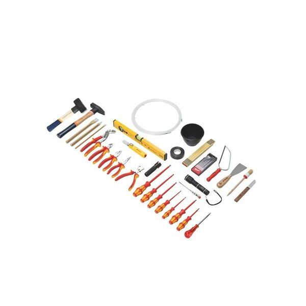 Electrician´s tool kit 36 pieces loose