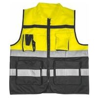 High visibility waistcoat  yellow / black