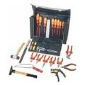 Trainee electronics fitter’s tool kit, 25 pieces with tool case
