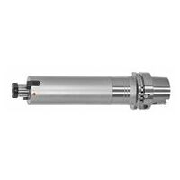 Face mill arbor vibration-damped, cylindrical, with cooling channel bore HSK-A 63 A = 200