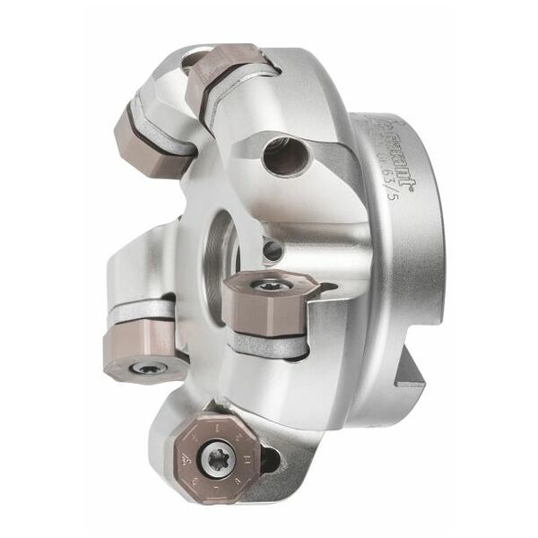 TwinCut indexable face mill 45° normal pitch 63/5 mm