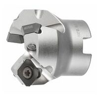 Indexable face mill 45° right-hand cutting  with bore