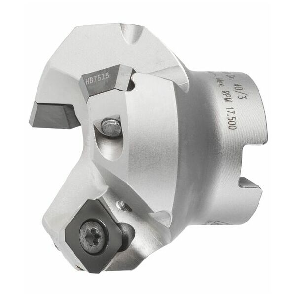 Indexable face mill 45° right-hand cutting  40/3 mm