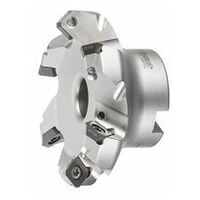 Indexable face mill 45° right-hand cutting  80/6 mm