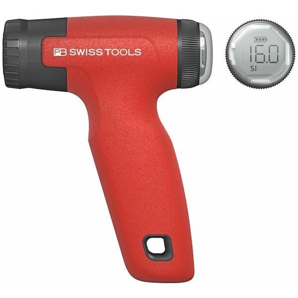 Torque screwdriver with digital display, to take interchangeable blades 1600 cNm