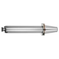 High-Performance face mill arbor vibration-damped, cylindrical with cooling channel bores SK 50 A = 300