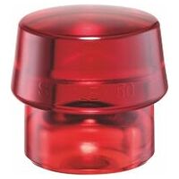 Plastová vložka pre kladivo SIMPLEX s mäkkým čelom  červená