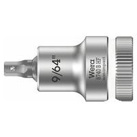 8740 B HF Zyklop bit socket with holding function, 3/8″ drive, 9/64″ x 35 mm