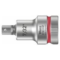 8740 B HF Zyklop bit socket with holding function, 3/8″ drive, 7/32″ x 35 mm