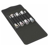8740 B HF 1 Zyklop bit socket set with holding function, 3/8″ drive, 7 pieces