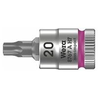 8767 A HF TORX® Zyklop bit socket with holding function, 1/4″ drive, TX 20 x 28 mm