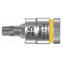 8767 A HF TORX® Zyklop bit socket with holding function, 1/4″ drive, TX 25 x 28 mm