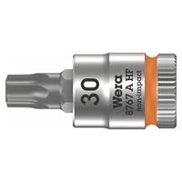 8767 A HF TORX® Zyklop bit socket with holding function, 1/4″ drive, TX 30 x 28 mm