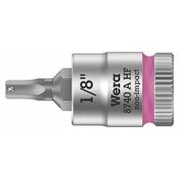 8740 A HF Zyklop bit socket with holding function, 1/4″ drive, 1/8″ x 28 mm
