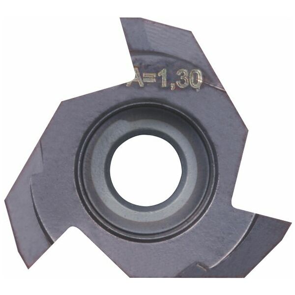 Milling inserts for retaining ring grooves without chamfer  0,9 mm