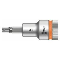 8740 C HF Zyklop bit socket with 1/2″ drive with holding function, 5 x 60 mm