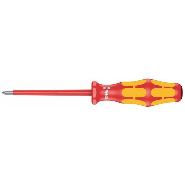 Pozidriv screwdriver, with Kraftform handle fully insulated 0