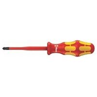 162 iS PH/S VDE Insulated screwdriver with reduced blade diameter for PlusMinus screws (Phillips/slotted), # 2 x 100 mm