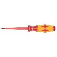 162 iSS PH VDE Insulated screwdriver with reduced blade diameter for Phillips screws, PH 1 x 80 mm