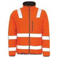 Jachetă izolatoare cu vizibilitate ridicată  portocaliu