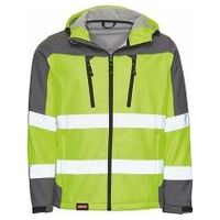 High visibility soft shell jacket  yellow / anthracite