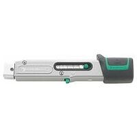 Torque wrench without plug-in head