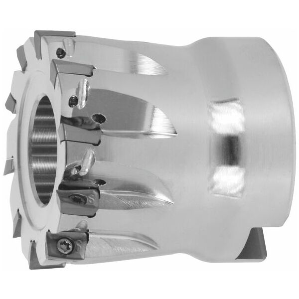 Indexable milling cutter 90° MECX  with bore