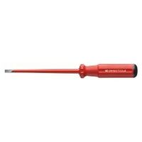 Slim electrician’s screwdriver for slot-head, Classic fully insulated 6,5 mm