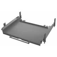 Pull-out shelf for rack  Usable depth 1350 mm