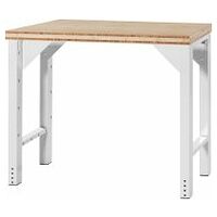 Radionički stol Vario Basic, visina 850 mm, Ploča od bambusa