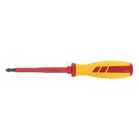 Electrician&rsquo;s screwdriver for Phillips fully insulated