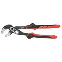 Water pump pliers chemically blacked, with coated grips  300 mm