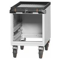 16G cabinet casing, mobile, for individual configuration with drawers  400 mm