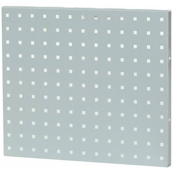 Perforated back panel single-sided