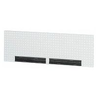 Perforated panel with brush strip  1500