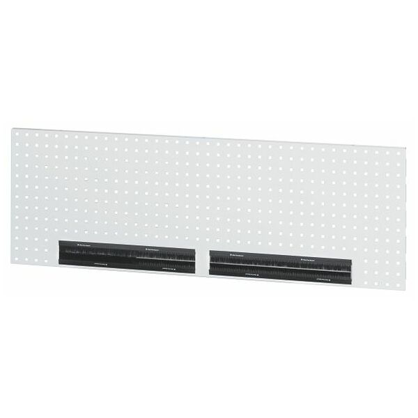 Perforated panel with brush strip  1500