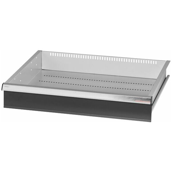Schublade mit Einhand-Schubladen-Einzelentriegelung, 75 kg 125 mm