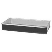 Schublade mit Einhand-Schubladen-Einzelentriegelung, 200 kg 200 mm
