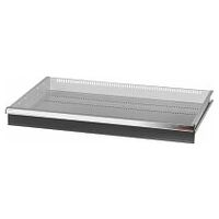 Drawer with one-handed individual drawer release system, 200 kg, 36×24G, Drawer front height: 100mm