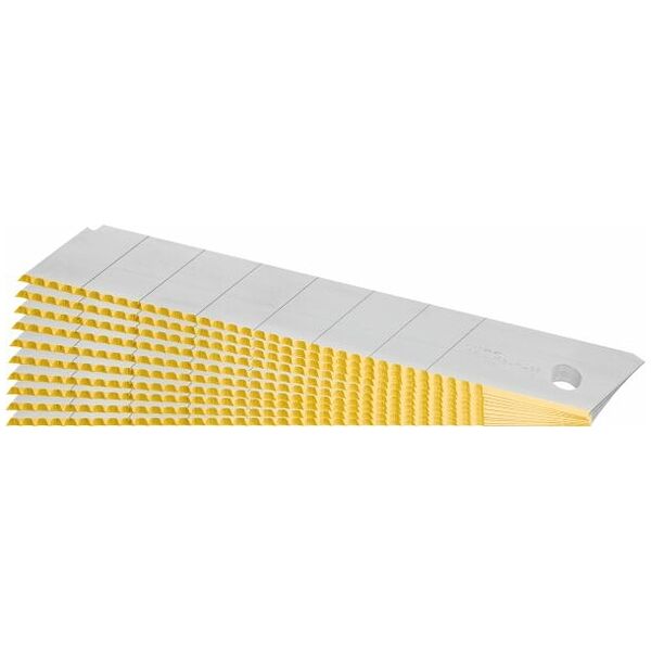 Abbrechklingen-Set 10-teilig, 18 mm „longlife“ mit Wellenschliff 10