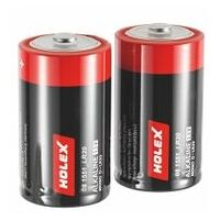 Batterie alcaline al manganese  LR20