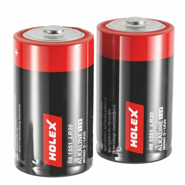 Batterie alcaline al manganese  LR20